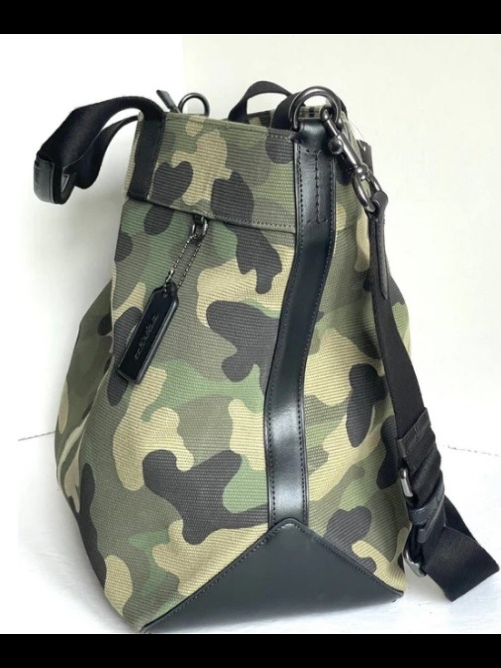 Coach Tote 38 In Camo Print - Picture 3 of 10